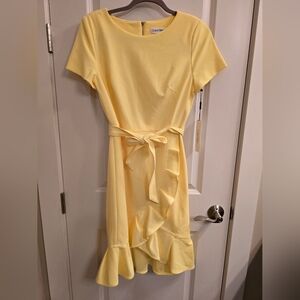 Calvin Klein Ruffled Hem Dress, 8ize NWT
